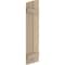 Ekena Millwork Rough Cedar 2 Board Joined Board-n-Batten w/Elliptical Top Faux Wood Shutters, 11W x 64H, PR SHUBJL11X64RCPR - alternate 7